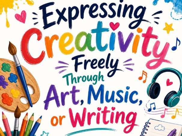 Expressing Creativity Freely – Art, Music & Writing Reflection Workbook