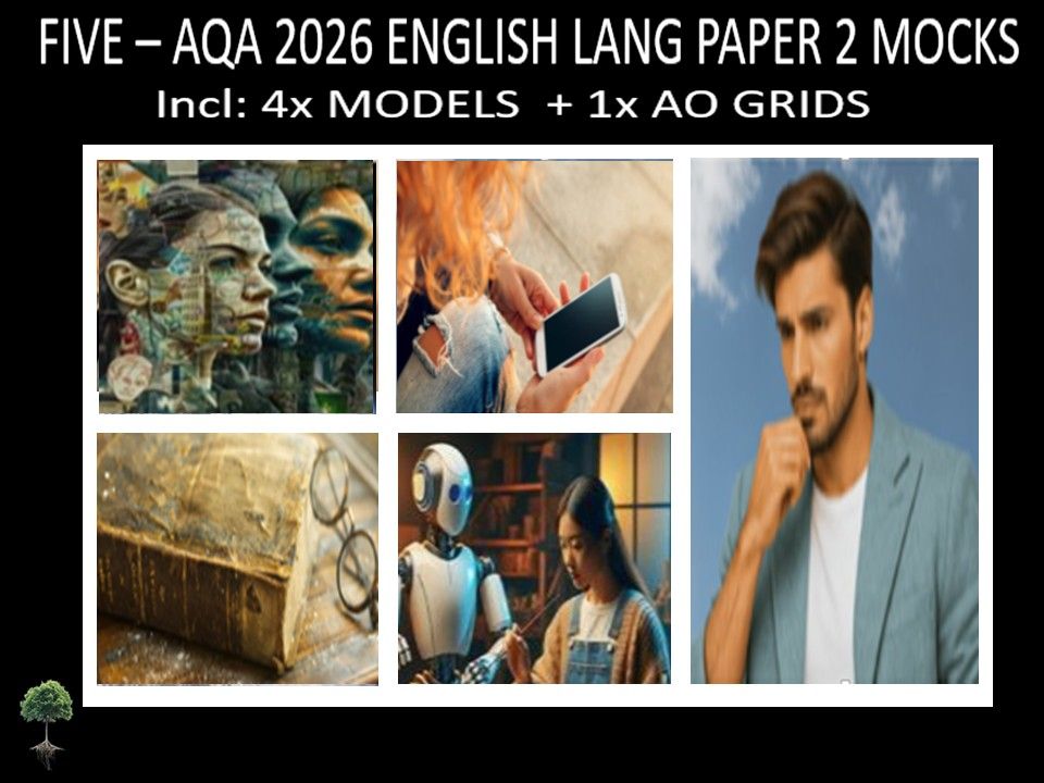 FIVE - AQA PAPER 2 | 2026 FULL MOCKS | MODELS | AO GRIDS