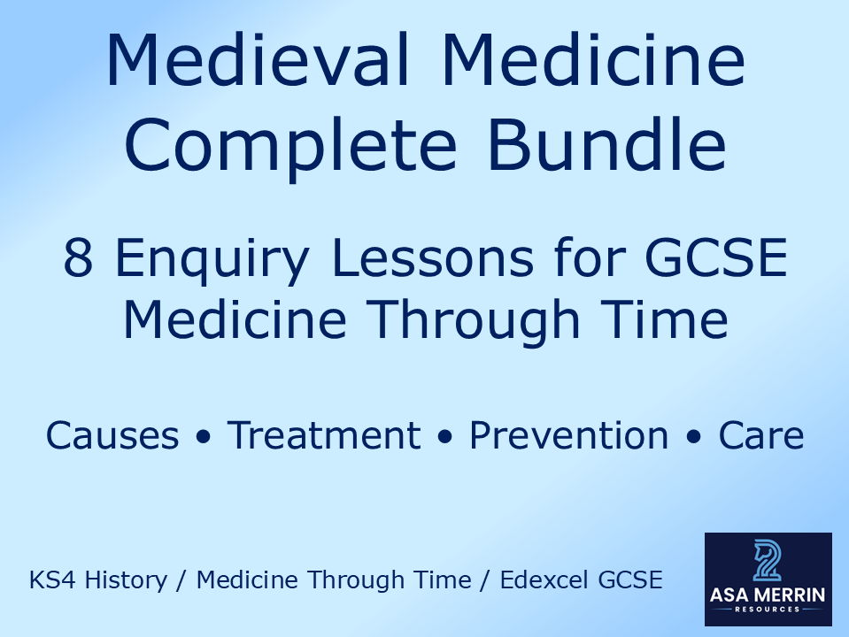 Medieval Medicine Bundle | GCSE Medicine Through Time Complete Lesson Pack (8 Lessons)