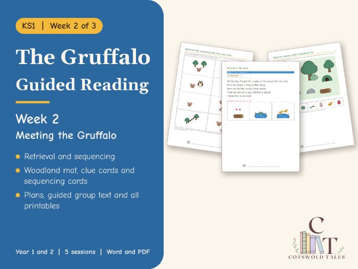 The Gruffalo Guided Reading KS1 Week 2: Meeting the Gruffalo