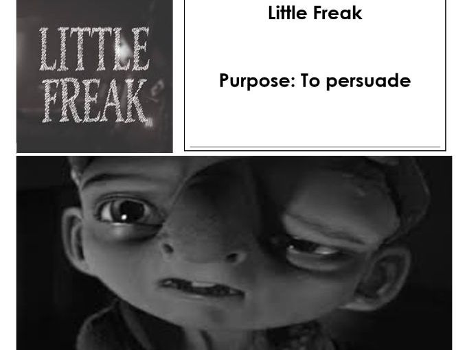Year 5/6 Persuasive Writing Unit The Freak (3 weeks)