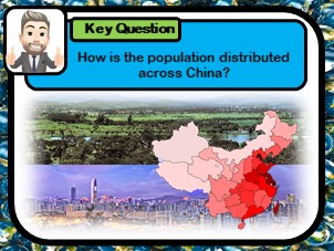 Chinese population distribution, Analysing choropleth maps