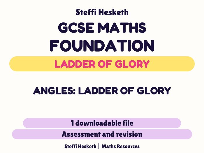 Angles Ladder of Glory - GCSE / KS3 Revision Foundation