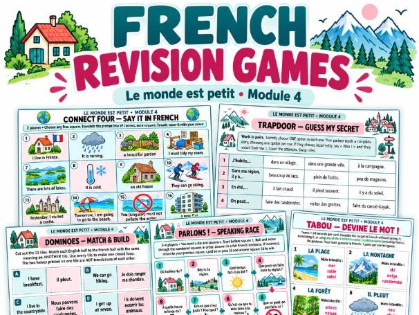 Dynamo 2 rouge - Revision Games – Le monde est petit – Module 4 – KS3