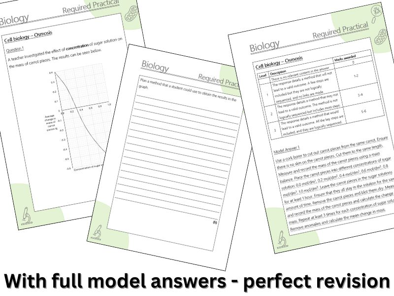 AQA Osmosis Required practical Q&A