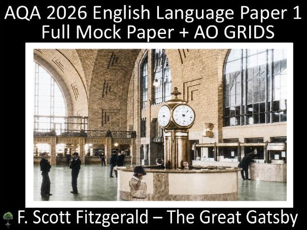 One AQA 2026 GCSE English Language Paper 1 Mock | AO Grids (Gat)