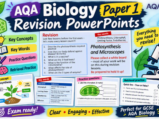Science Mock Revision - Heart and Transport Revision - AQA Combined Science Biology Paper 1