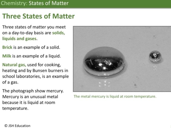 KS3 Chemistry: States of Matter