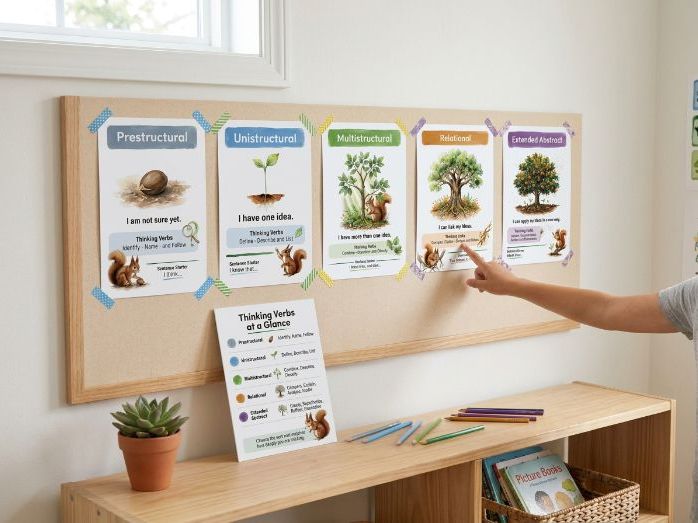 Classroom Posters SOLO Taxonomy Thinking Toolkit Ages 7-12 Critical Thinking