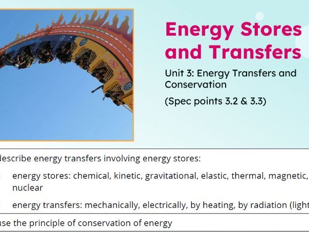 IGCSE Physics: Energy Stores and Transfers | Edexcel Modular | Unit 3 | L1