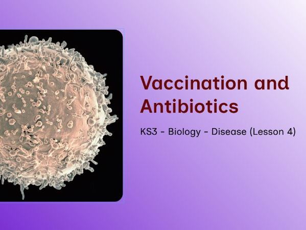 KS3 - Disease Unit - Lesson 4 – Vaccination, Antibiotics & Resistance