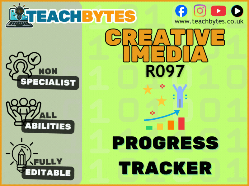 FREE! Creative iMedia R097 NEA Progress Tracker