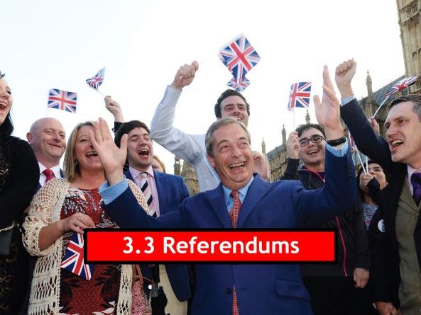 7 Electoral Systems:  Referendums