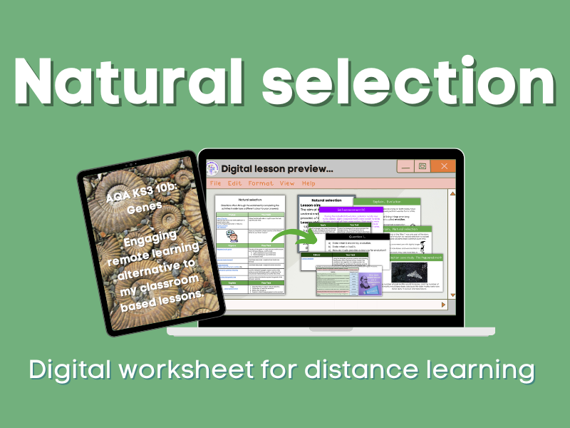 Natural selection Distance learning