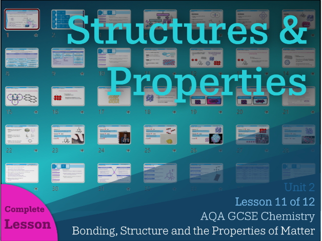 11. Structures and Properties || Bonding, Structure and the Properties of Matter | AQA Chemistry
