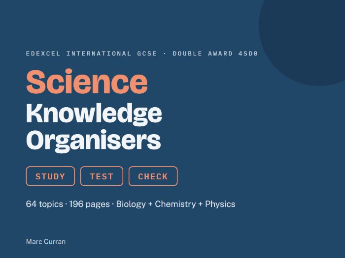 Edexcel IGCSE Double Award Science Knowledge Organisers