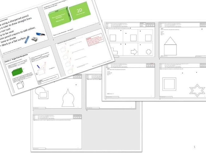 Single Point Perspective booklet