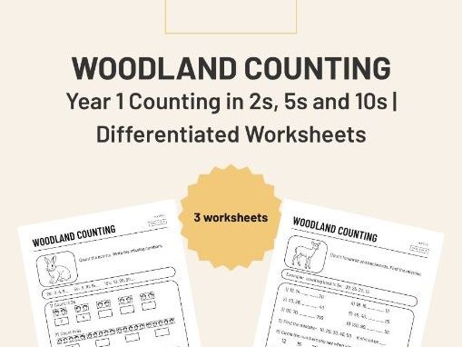 Counting in 2s 5s 10s Year 1 Differentiated