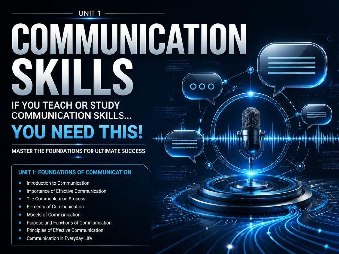 Foundations of Communication | Complete Communication Skills Lessons + Glossary, Worksheets & Answer