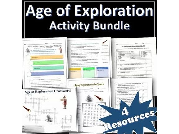 Age of Exploration - History Activity Bundle | Webquest | Puzzles | EDITABLE