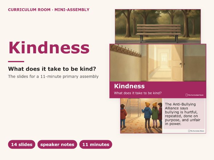 Kindness Mini-Assembly: What Does It Take to Be Kind? Primary Slides