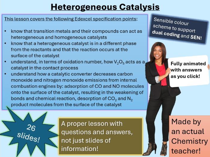 Heterogeneous Catalysis (click for video preview)