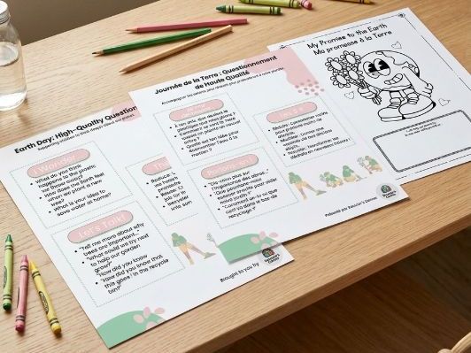 Bilingual Earth Day Activity Pack (EN/FR)