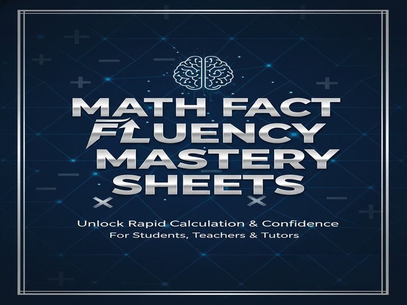 Math Fact Fluency Mastery Sheets