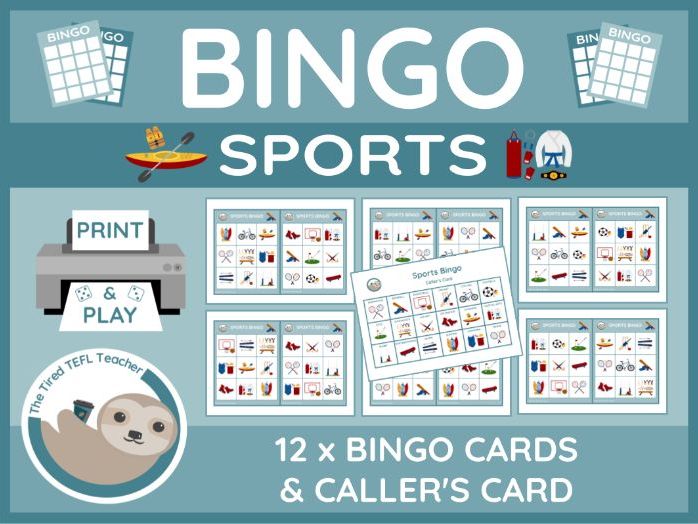 ESL Sports Bingo