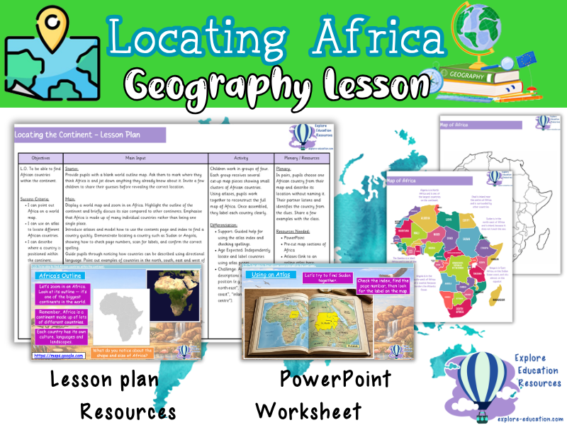 Locating Africa - KS2 Geography Lesson