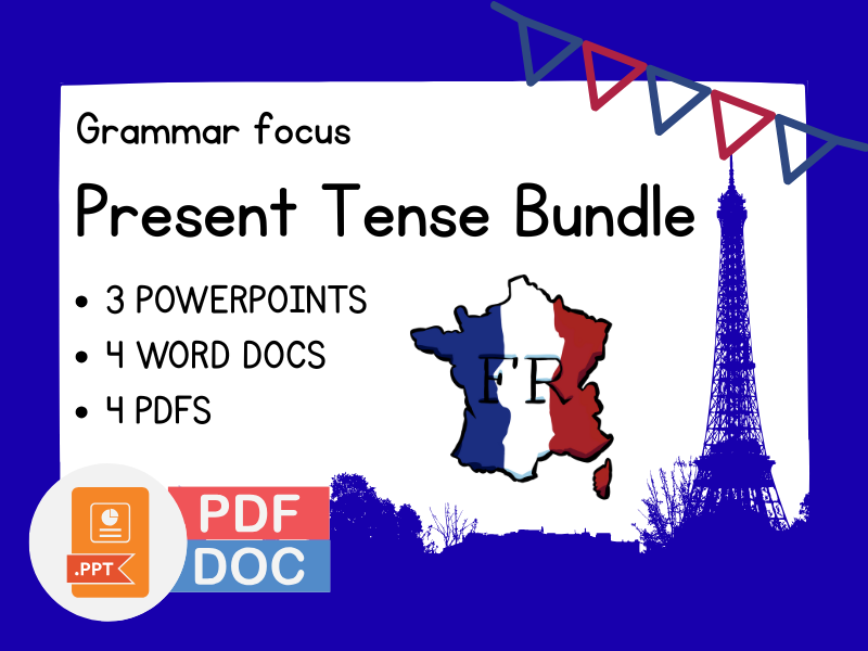 FRENCH GRAMMAR - Present tense