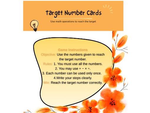 Target Numbers