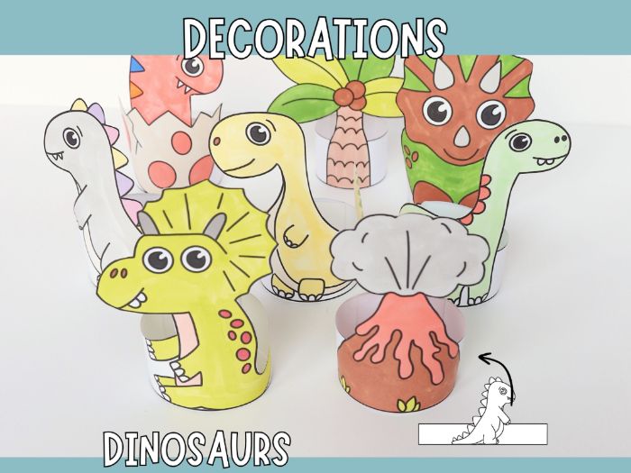 Craft Dinosaurs - Decorations