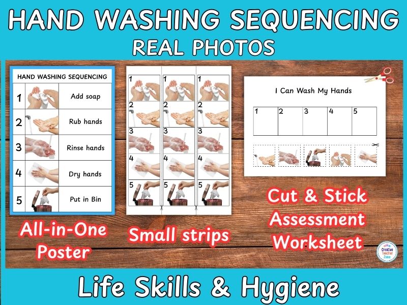 Hand Washing Sequencing Real Photos EYFS Teaching Resources Hand Washing Sequencing Real Photos EYFS Teaching Resources