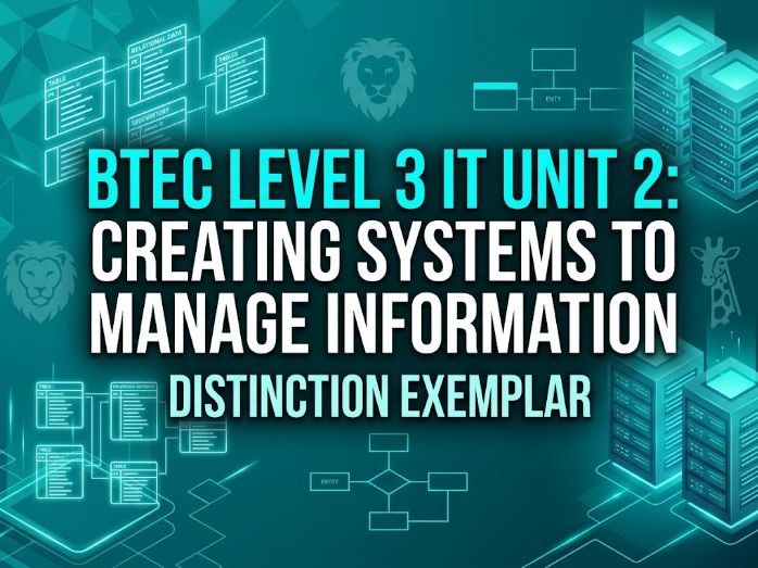 BTEC Level 3 IT Unit 2 Distinction Pack 2
