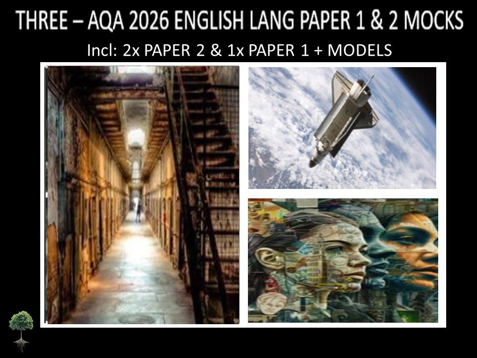 THREE - AQA PAPER 1 & 2 | 2026 FULL MOCKS | MODELS