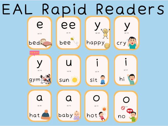 EAL Rapid Readers: Phonics Intervention -  Long & Short Vowel Sounds