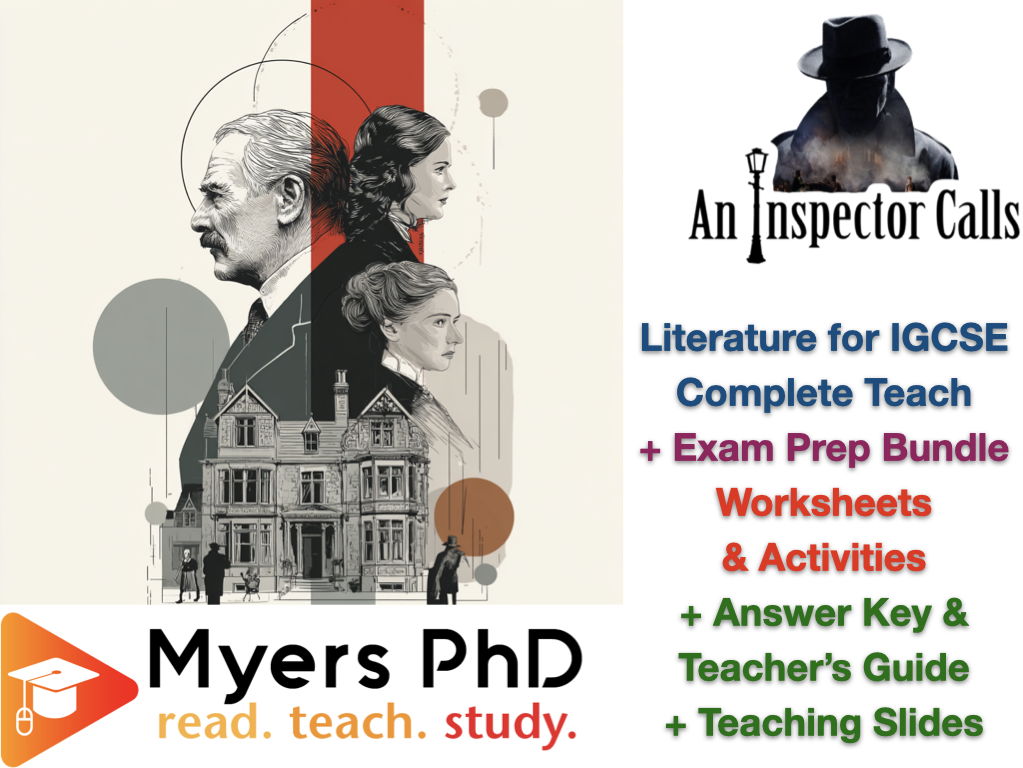 An Inspector Calls (J. B. Priestley) IGCSE Complete NO PREP Teaching BUNDLE & ANSWERS
