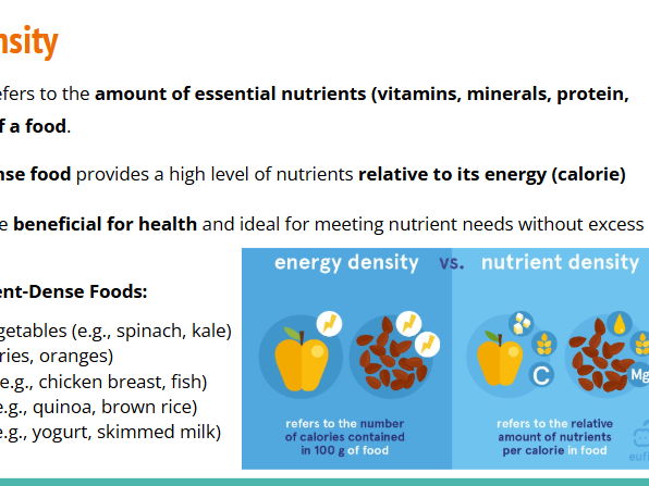 Wjec - L3 Food Science & Nutrition: Unit 1, Section 2, Chapter 4 Classifying Nutrients
