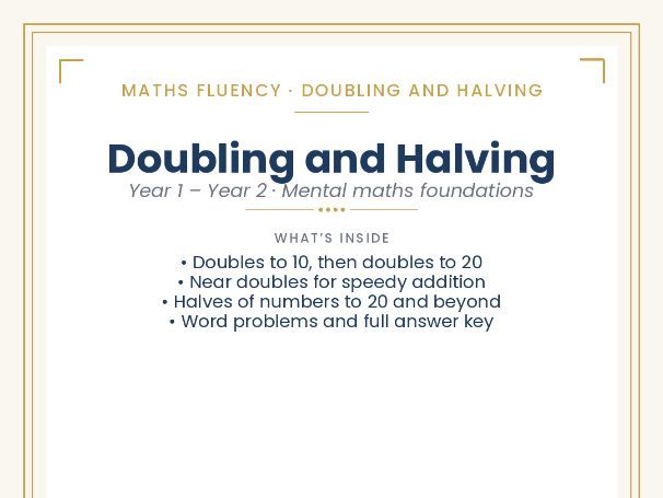 Doubling and Halving Pack