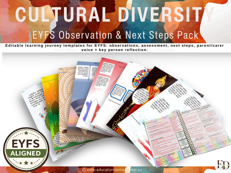Cultural Diversity EYFS Learning Journey Templates