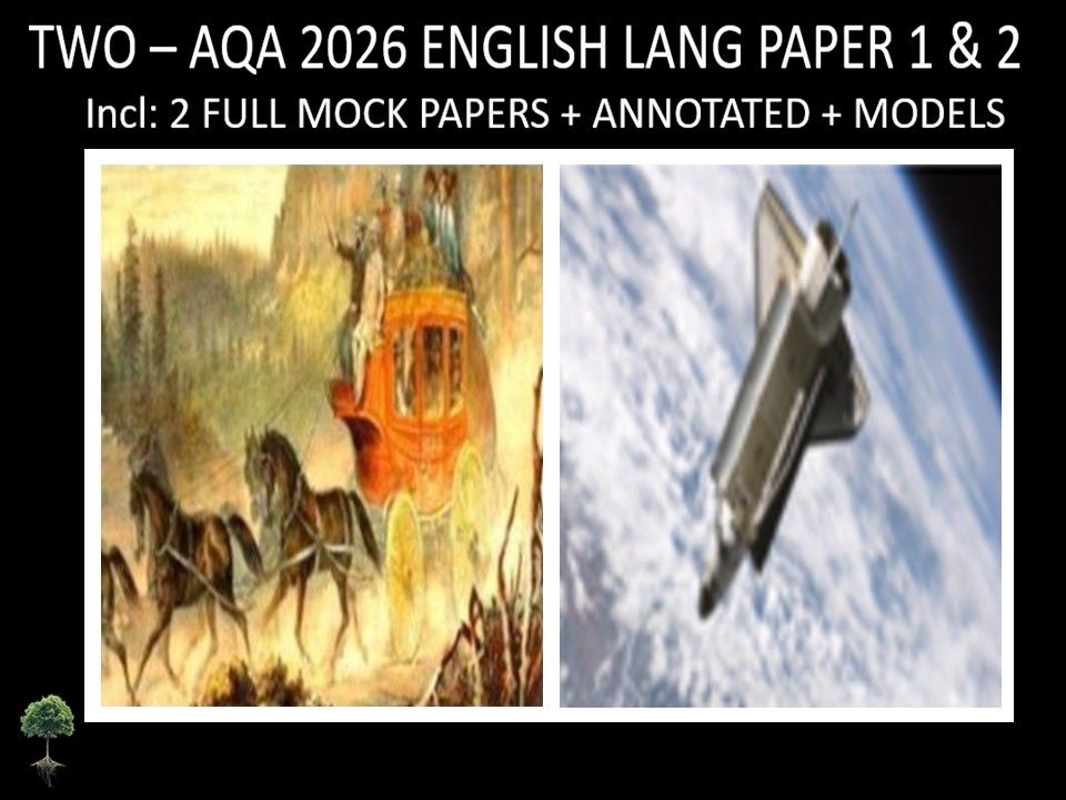 TWO - AQA PAPER 1 & 2 | 2026 FULL MOCKS | ANNOTATED | MODELS