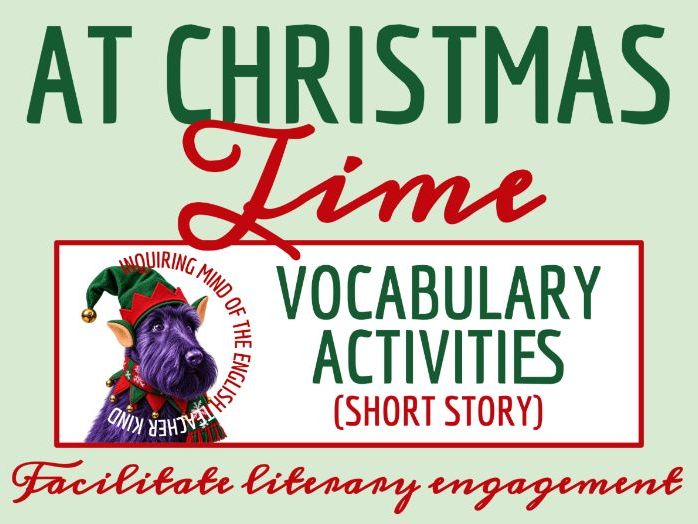 "At Christmas Time" by Anton Chekhov Vocabulary Activities | World Literature | Short Story