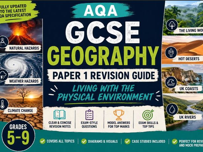 AQA GCSE Geography Paper 1 Mastery Revision Pack
