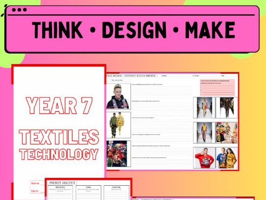 Year 7 Textiles Project: Pop Art–Inspired Beanie Hat or Appliqué Patch