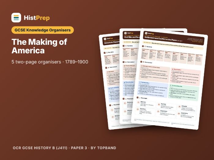 Making of America Knowledge Organisers