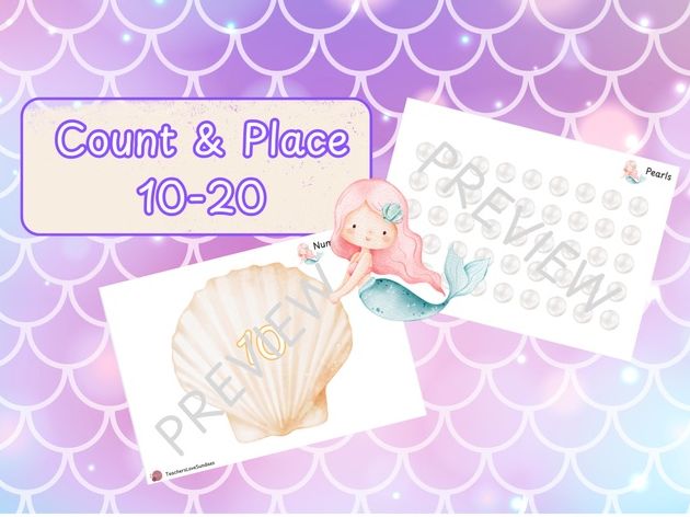 Count & Place Shells (10-20)