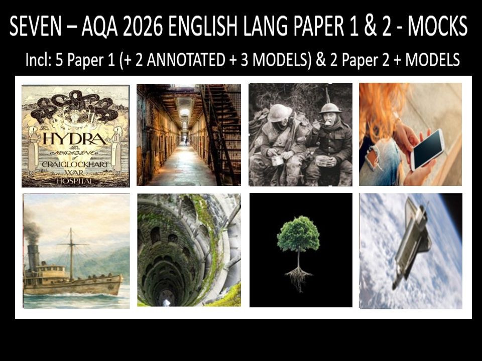 SEVEN - AQA PAPER 1 & 2 | 2026 FULL MOCKS | ANNOTATED | MODELS
