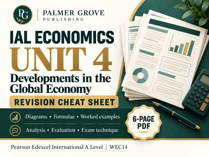 IAL Edexcel Economics Unit 4 Cheat Sheet
