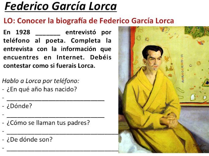 Spanish A Level: Biography of Federico García Lorca
